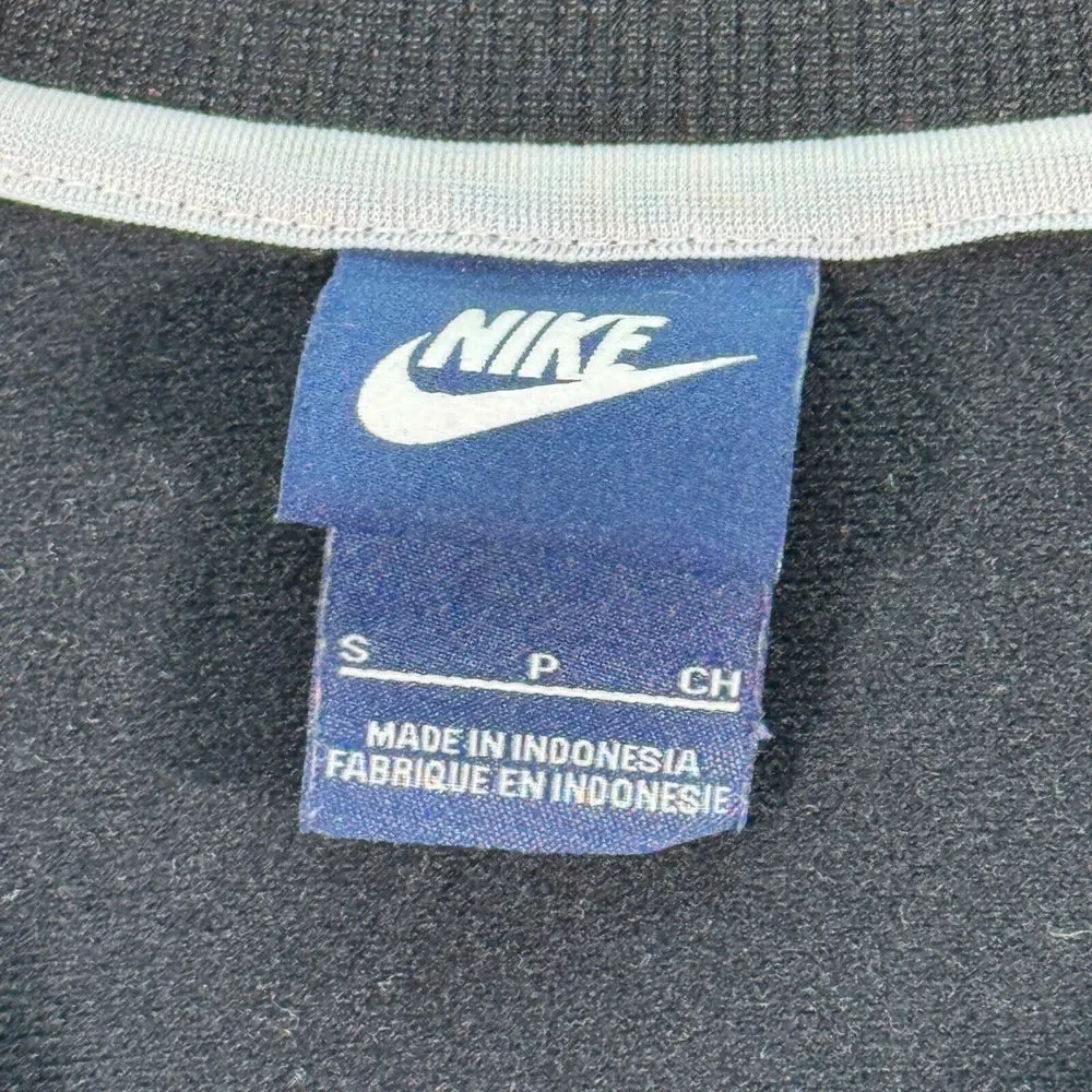 Nike Track Jacket Womens Small Black Full Zip Mockneck Active Sports 545864-010‎
